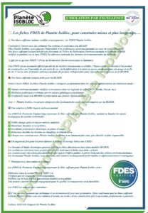 Fiches FDES